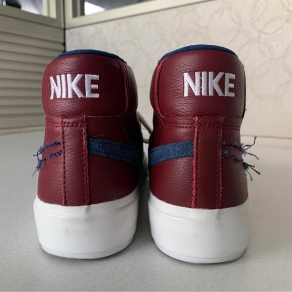 Nike SB Zoom Blazer Mid Edge L Shoe (Size 9.5) (Team Red/Navy-Light Dew) main image 6